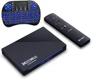 Android TV Box, H96 Max RK3566 Android 11.0 TV Box 8GB RAM 64GB ROM 2.4G/5GHz WiFi 1000M LAN 4K H.265 tv Box with i8 Keyboard