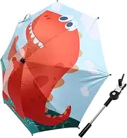 HANABASS 1Set Detachable Stroller Umbrella with Clamp Protection Sunshade for Outdoor Use for Beach Chairs and Tables Durable Easy Open Close Design