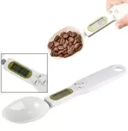 Digital Spoon Scale High Precision 500G/0.01G Measuring Spoon w/ Display (White)