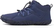 [YONGBAO] Hiking Barefoot Shoes,Non-Slip Casual Running Sneakers - Winter Barefoot Shoes, Wide Toe Box Barefoot Shoes, Mountaineering Shoes for Winter