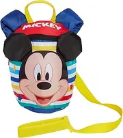 Mickey Mouse Backpack with Reins Girls Boys Disney Removable Safety Harness Nursery Bag