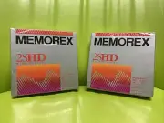 2 Boxes of 10 Memorex Double Sided High Density 5-1/4 inch Flexible Floppy Disks