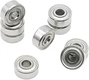 R144ZZ R144Z (10PCS) Deep Groove Ball Bearings 3.175 x 6.35 x 2.78mm 1/8" x 1/4" x 7/64"