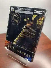 Mortal Kombat Steelbook (4K UHD+Blu-ray+Digital, 2021) Factory Sealed