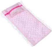 Dollhouse Mini Bedding Collection 2pcs Pillow Sheet Sturdy Cotton Easy Wash