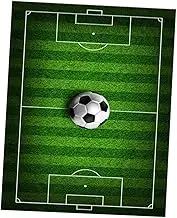Retro Football Field Carpet Large Area Rug Comfortable Floor Mat for Bedroom Living Room