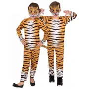 Tiger Costume (Jumpsuit + Mask) - Child
