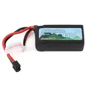 Gens Ace 3S Adventure 4300Mah 11.4V 60C Soft Case Hv Lipo Battery
