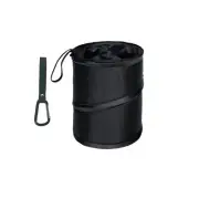 Collapsible Car Trash Can 2 Gallons with Hook - Easy Clean Foldable Bin