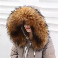 在飛比找ETMall東森購物網優惠-冬季仿皮草貉子毛單買女士帽條
