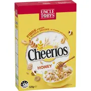 Uncle Tobys Cheerios Honey 520g