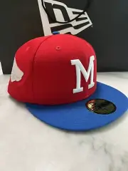 7 1/8 Myfitteds X New Era Milwaukee Brewers M Mario Bros Luigi Buffalo Exclusive