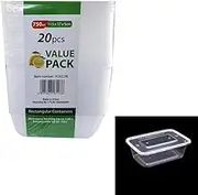 LYLAC 750ML Takeaway CONTAINERS PK20