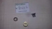3 Pebbles 496 & Various Reel Mitchell Brass Roll Skate Line Guide Real Part