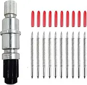 50 Pcs 45 Degree Blade Vinyl Cutter Plotter Cutting Blades for CB09 CB09U Graphtec with Blade Holder Base