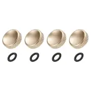 Camera Shutter Button, 4Pcs 12mm Concave Shutter Release Button Matte Gold