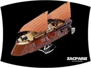 DISPLAY STAND for Lego 75020 6210 Jabba's Sail Barge Very Nice!!