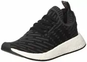 Adidas Women's NMD_R2 Primeknit Black/Pink Sz 10 BA7239 Fashion Shoe