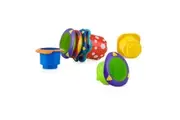 Nuby 5-Piece Splish Splash Stacking Cups Baby Bath Toy
