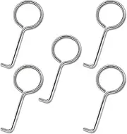 Drain Key Lifting Hooks - 5 Pack 304 Stainless Steel Drain Grate Puller Lift Out Key for Easy Shower Drain Cleaning, Silver