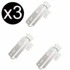 FRIDGE FREEZER INTEGRATED SLIDING CUPBOARD DOOR HINGE MOUNTING SLIDE BRACKET x 3