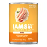 IAMS Proactive Health Pat? Puppy Wet Dog Food Pate w/Chicken & Rice, 12Each/13.2