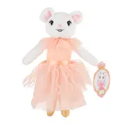 Claris the Chicest Mouse in Paris - Parisian Peach, Soft Toy, Plush 20cm (height)