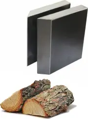 Manual Log Splitter Wedge Pack of 2-5" L X 5" W X 3/4" Thick - Wood Splitter for