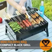 Cobra Outdoors Mini Portable Camping Barbecue Grill Foldable BBQ Charcoal fire