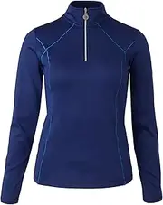 [HORZE] Zadie Womens Lined Training Half Zip Shirt