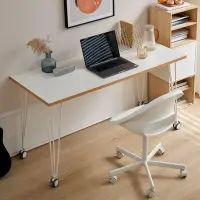 在飛比找Yahoo!奇摩拍賣優惠-可移動電腦桌 簡易家用書桌 簡約客廳學習桌 臥室學生寫字桌床