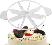 Générique Cake Slicer, Portion Cutter Tool, Pie and Pastry Server, Precise Cutting Edge, Food-Grade Material for Fondant, Flan, Home, Picnic, Wedding, Party, Restaurant Use
