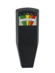 LED Magnetic Field Detector EMF Meter for Monitoring Field Strength Black