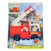 Bluey Firetruck with Bob Bilby, Bluey and Firefighter Bingo