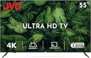 JVC 55 inch Smart TV, 4K UHD (Ultra High Definition) Edgeless Display, Smart Remote Control with Google Voice Assistant, Built-in Chromecast, Android 11 LED TV (AV-H557135A11)