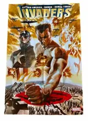 INVADERS PROMOTIONAL POSTER (NEW) 2x3Ft.-CAPTAIN AMERICA/NAMOR/MARVEL COMICS