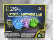 NEW National Geographic Crystal Growing Lab Kit with Light-up Display Base