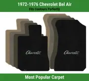 Lloyd Ultimat Front Carpet Mats for '72-76 Chevy Bel Air w/Silver Chevy Letters (for: Chevrolet)
