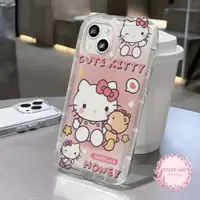 在飛比找蝦皮購物優惠-Hello Kitty 氣囊手機殼適用於 Iphone 6 