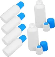 Hohopeti 6Pcs Sponge Applicator Bottles Refillable Sponge Head Bottles for Liquid Application for Cosmetics Lotions and Topical Treatments Cap