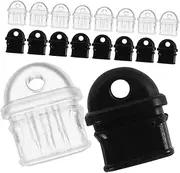 NOLITOY 20pcs USB C Dust Plugs Charging Port Cover Caps for Phones and Laptops Protect Against Grime Damage Easy to Insert Remove Transparent Colors