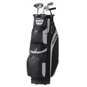 14 Way Golf Cart Bag with 13 Pockets Durable 600D Polyester Black Color Block