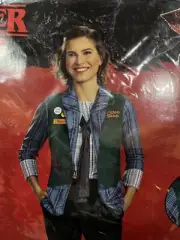 Stranger Things Adult Robin S4 Halloween Video Stop Green Costume Size S/P (4-6)