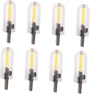 ELAYARD 10pcs Warm White LED Car Bulbs for License Plate and Side Light Replacement Easy to Install Versatile Use for Trunk Map and Backup Lighting