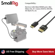 SmallRig Mini Cable 13.8" for Nikon Z6 Z7 Canon EOS R Camera-3040