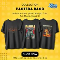 在飛比找蝦皮購物優惠-Pantera 音樂樂隊 T 恤 Pantera 音樂 T 