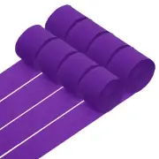 8 Rolls Crepe Paper Streamers 656ft Rainbow Streamers, Dark Purple