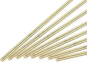 uxcell Brass Rod,Brass Solid Round Rod 2mm Diameter 100mm Length Lathe Bar Stock for RC Model DIY Craft Pack of 21