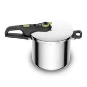 Tefal Secure Trendy Induction Stainless Steel Pressure Cooker - 8 Litre