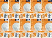 10 x 40W Incandescent Light Globes Bulbs B22 Bayonet Warm White Dimmable Clear